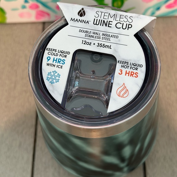 Manna 12oz Stemless Insulated Wine Cup! - Picture 2 of 3